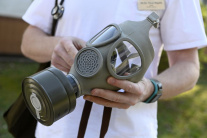 Zdravotníci z NsP Prievidza používajú plynové mask