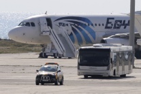 Unesené lietadlo na Cypre
