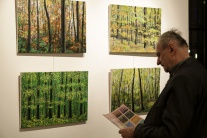výstava Lesy a roviny obrazy galéria Ďurovka