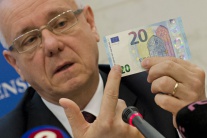 Predstavenie novej dvadsaťeurovej bankovky