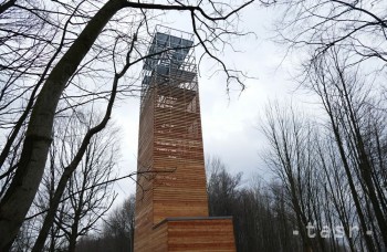 VIDEO: Na vrchu Dubeň otvorili 27,4 metra vysokú vyhliadkovú vežu