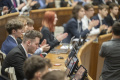 FOTO: Ministri a poslanci odpovedali študentom na hodine otázok