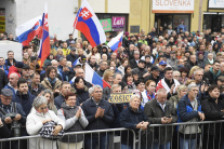 Protest proti chudobe v Košiciach