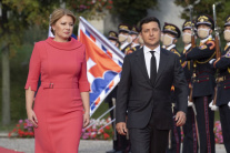 Na Slovensko zavítal ukrajinský prezident