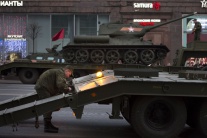 Nácvik vojenskej prehliadky na moskovskom Červenom