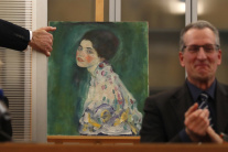 Nájdená maľba Portrét dámy od Gustava Klimta