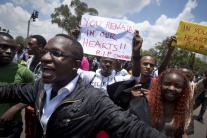 Pochod kenských študentov