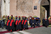 Sassoli pohreb