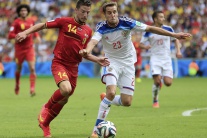 MS vo futbale: Belgicko - Rusko
