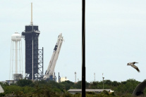 Prípravy na štart rakety SpaceX