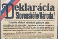 Slovensko si 30. októbra pripomína pamätný deň Martinskej deklarácie