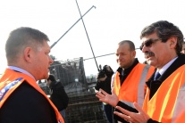 Premiér Fico kontroluje rekonštrukciu Starého Most