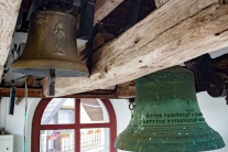zvony vo zvonici v obci Horné Pršany 