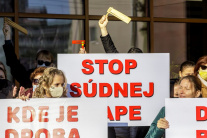 Protest proti súdnej mape v Bratislave