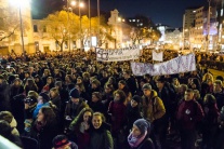 Štrajk učiteľov v Bratislave