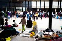 Migranti na budapeštianskej stanici