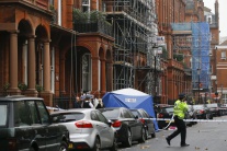 Výbuch hotela v Londýne