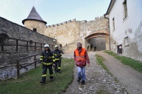 Hasiči cvičili na Ľubovnianskom hrade