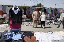 Blší trh v Kyjeve 