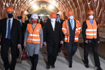 Prerazenie tunela Bikoš v Prešove