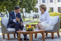 Zuzana Čaputová sa stretla so slovinským prezident
