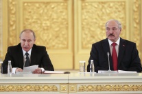 Lukašenko na návšteve v Kremli