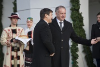 Maďarský premiér János Áder na Slovensku