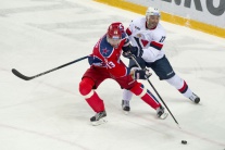Druhý zápas play-off KHL Slovan Bratislava - CSKA 