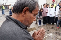 Krížová cesta v trebišovskej rómskej osade
