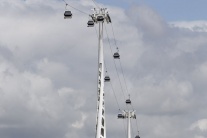 Nová lanová dráha nad londýnskou Temžou