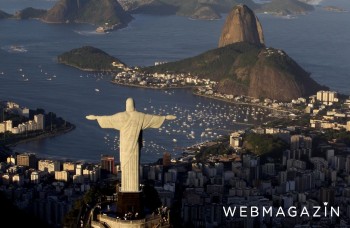 Kristus Spasiteľ symbolicky objíma farebné Rio de Janeiro