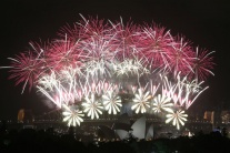 Austrália, Nový rok, ohňostroj