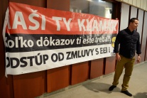 SR Košice magistrát protest polícia KEX 
