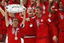 Bayern oslavuje bundesligový titul