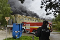 Požiar v ZŤS v Dubnici nad Váhom