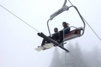 Na Králikoch si lyžiari užívajú prázdny svah