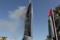 Požiar hotela Address v Dubaji počas novoročných o