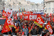 protest, štrajk, reformy, francúzsko