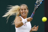 Dominika Cibulková v osemfinále Wimbledonu