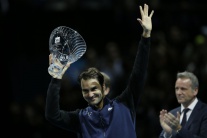 Švajčiarsky tenista Roger Federer na Turnaji  majs