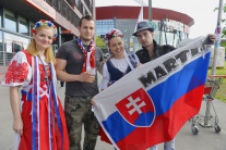 Slovenskí fanúšikovia sú pripravení povzbudzovať h