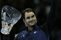 Švajčiarsky tenista Roger Federer na Turnaji  majs