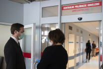 Minister Marek Krajčí na návšteve UNB - Nemocnice 