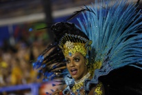 Brazília Rio de Janeiro karneval sprievod  masky B