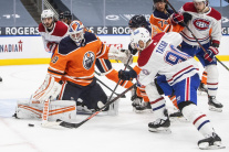 Zápas medzi Edmonton Oilers a Montreal Canadies