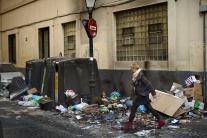 Madrid, odpadky 