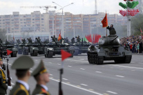 Vojenská prehliadka v Minsku